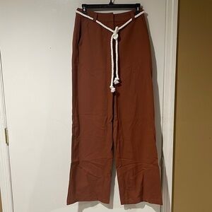 Forever 21 Rust Wide Leg Pants Women's Size Medium NWT